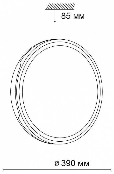 Светильник накладной Sonex Avella 3052/DL