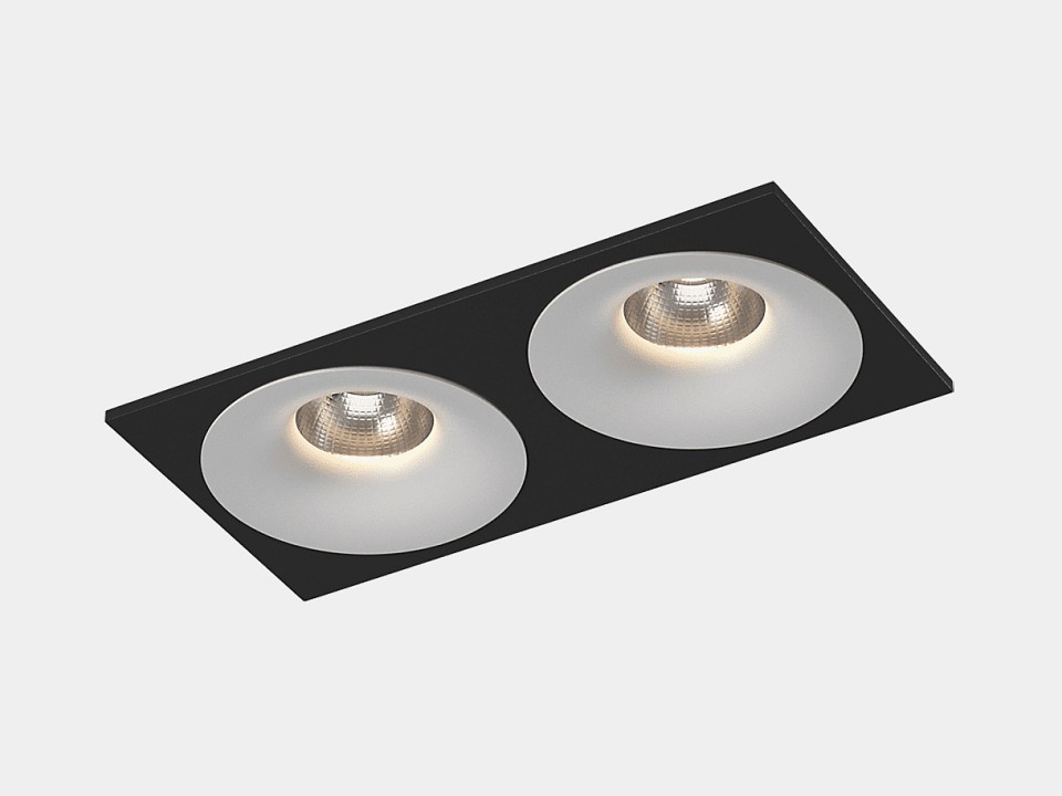 Рамка на 2 светильника SWG PRO COMBO COMBO-4S2-BL