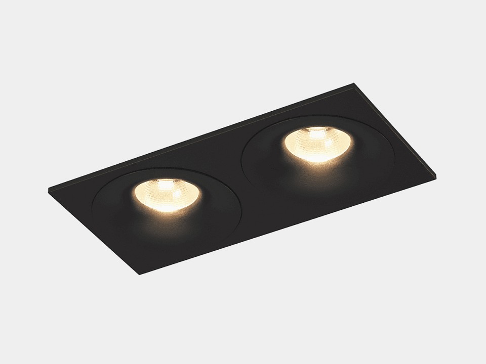 Рамка на 2 светильника SWG PRO COMBO COMBO-4S2-BL