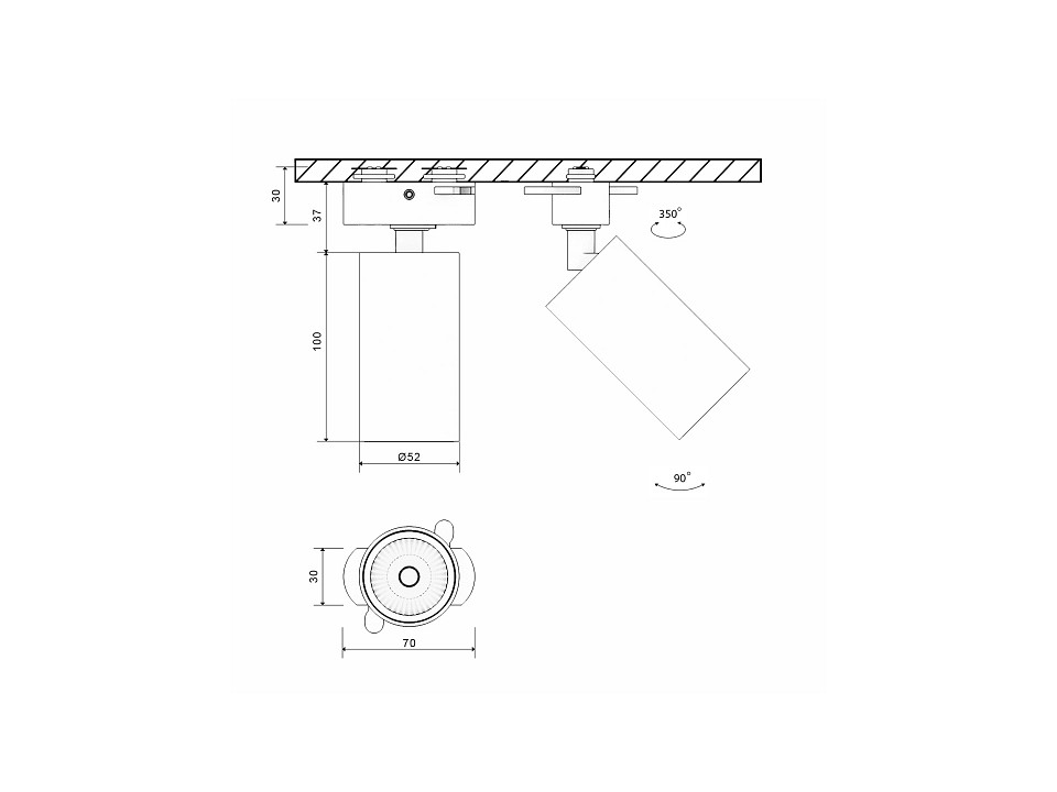 Основание на штанге SWG PRO Mini Villy MINI-VL-M2-BL