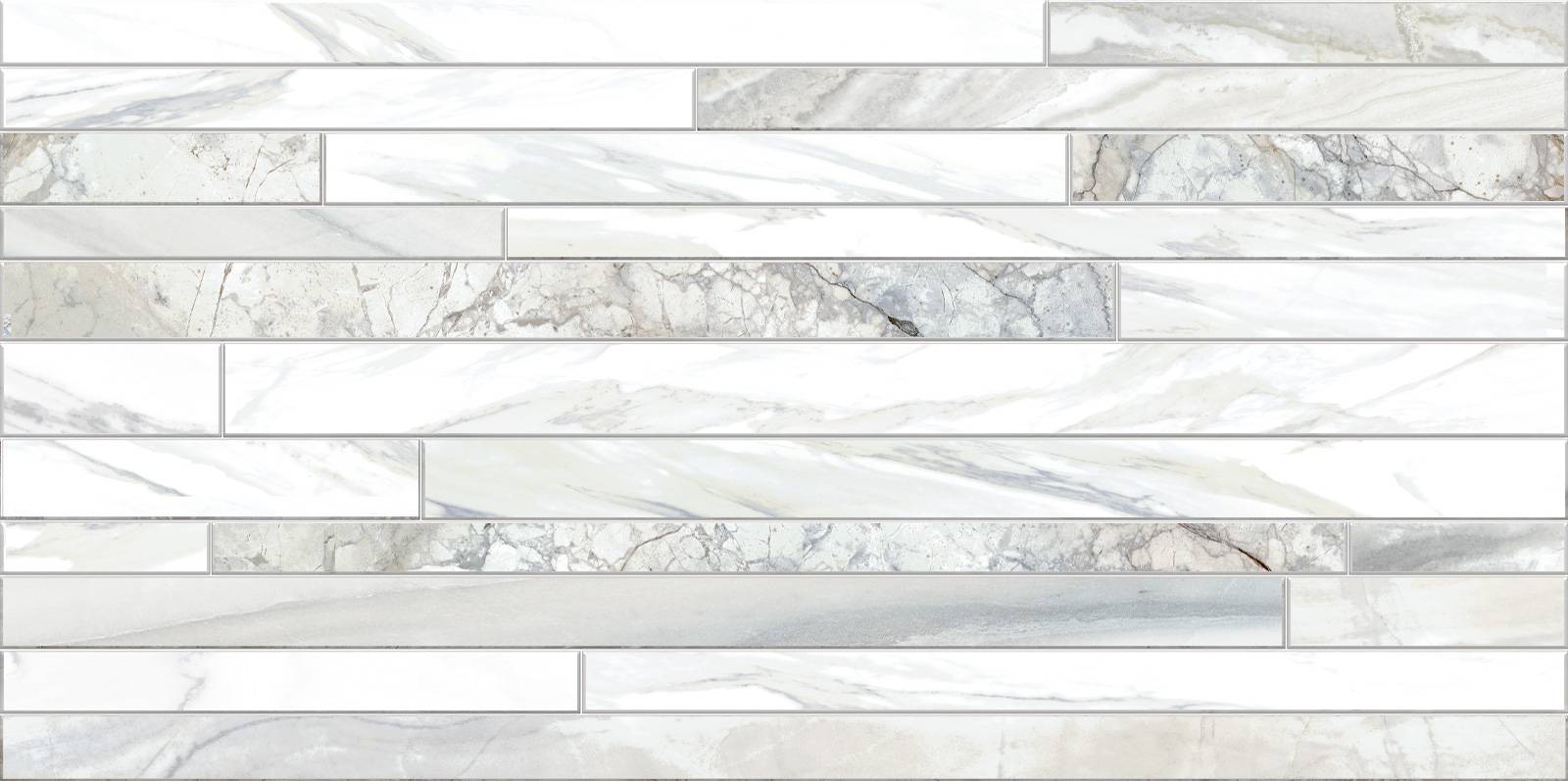 Плитка настенная Alma Ceramica Mercury рельефная 249х500х8.5 мм TWU09MRC017