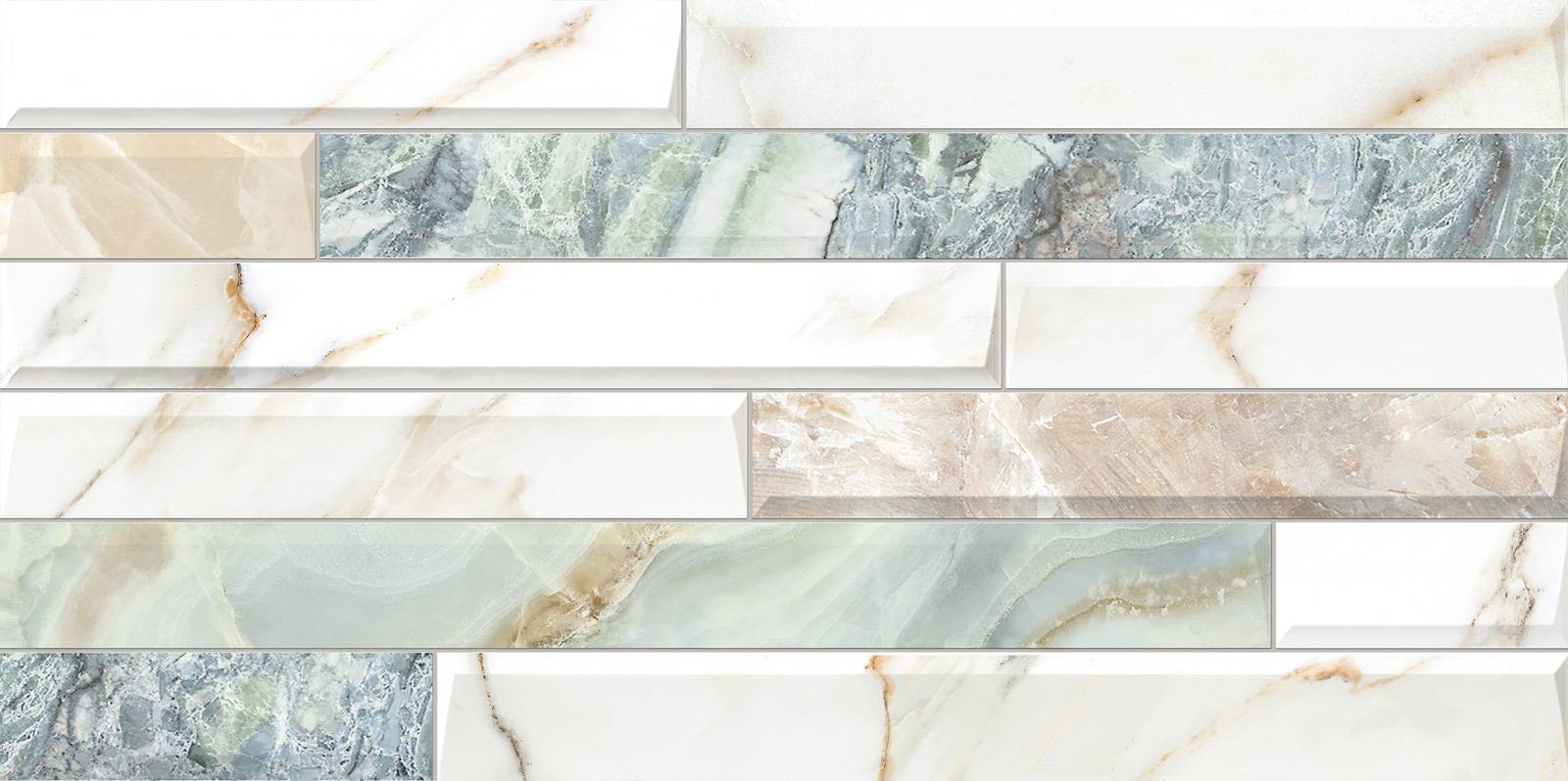 Плитка настенная Gracia Ceramica Nevada 249х500х7.5 мм TWU09NVD616