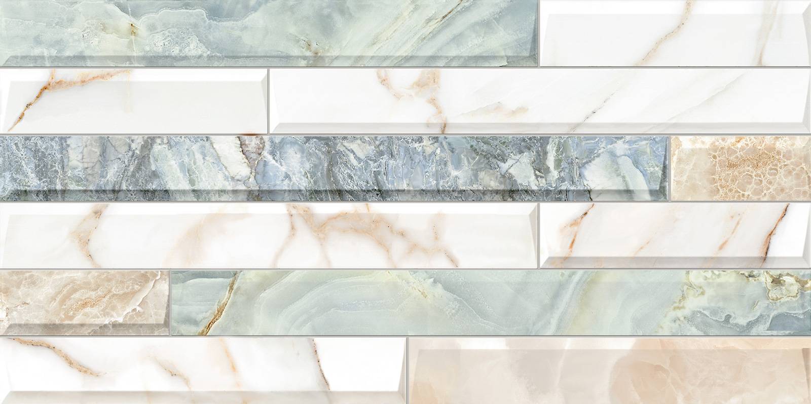 Плитка настенная Gracia Ceramica Nevada 249х500х7.5 мм TWU09NVD616