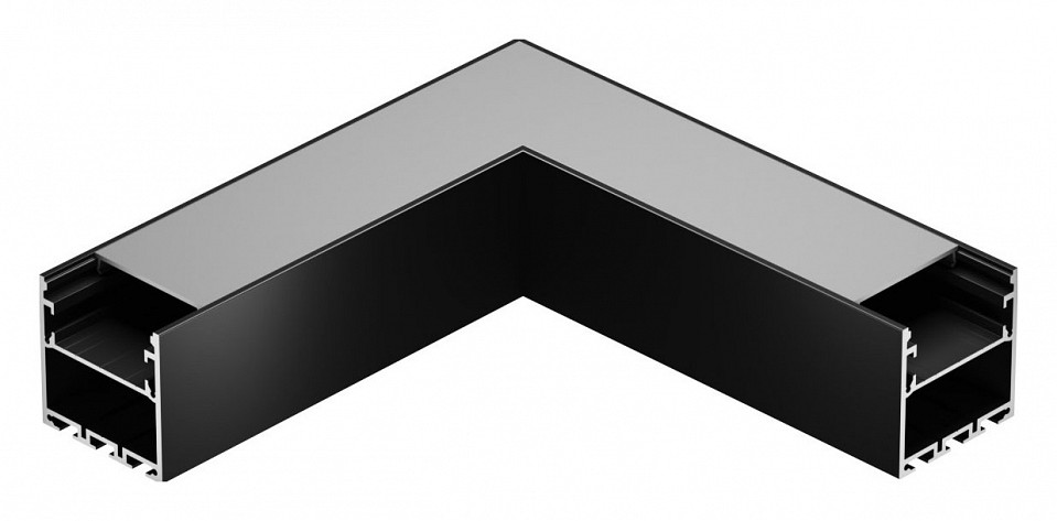 Соединитель угловой L-образный накладной 6063 LINE 5050 0272506