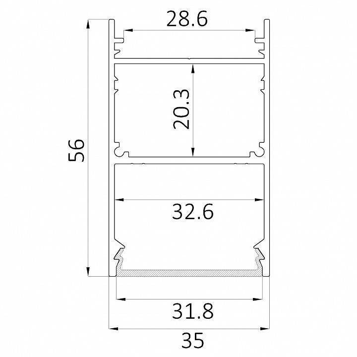 Накладной светильник De Markt LINE 6063 0412610
