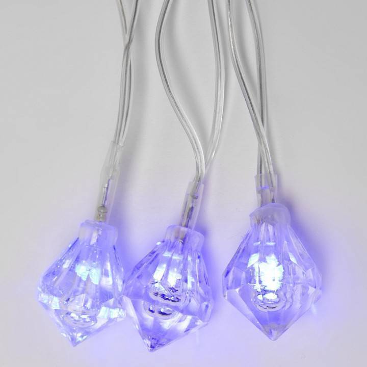 Гирлянда с насадками Uniel Елочки 10 LED 2 м ULD-7922
