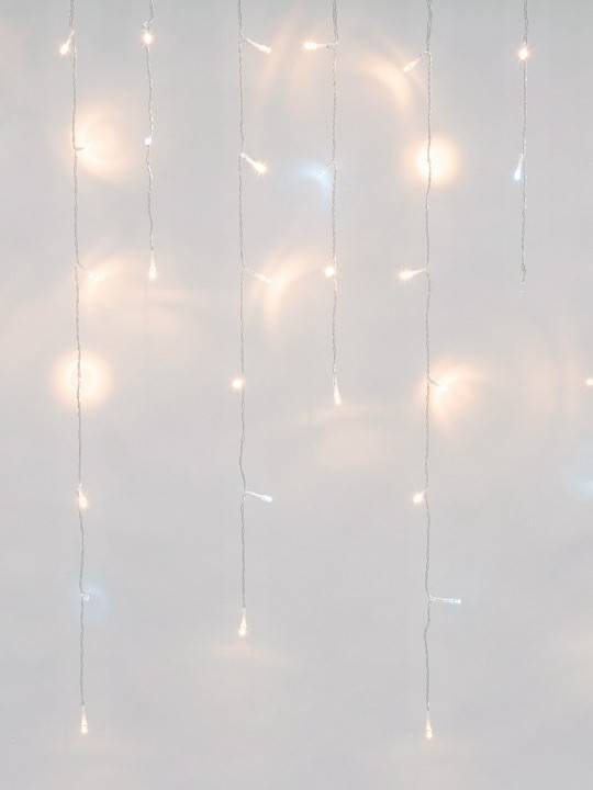 Бахрома световая Uniel ULD-B3010-160/TTK WARM WHITE/WHITE IP44 UL-00003949