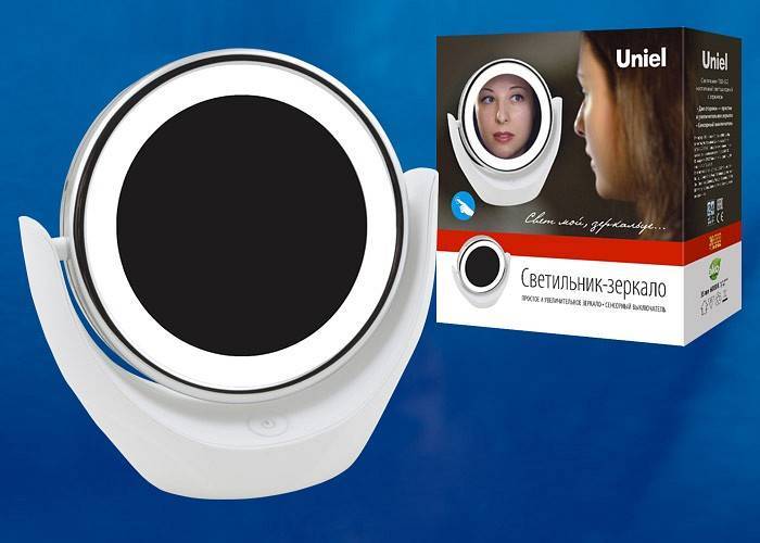 Зеркало настольное с подсветкой Uniel TLD-592 UL-00005246
