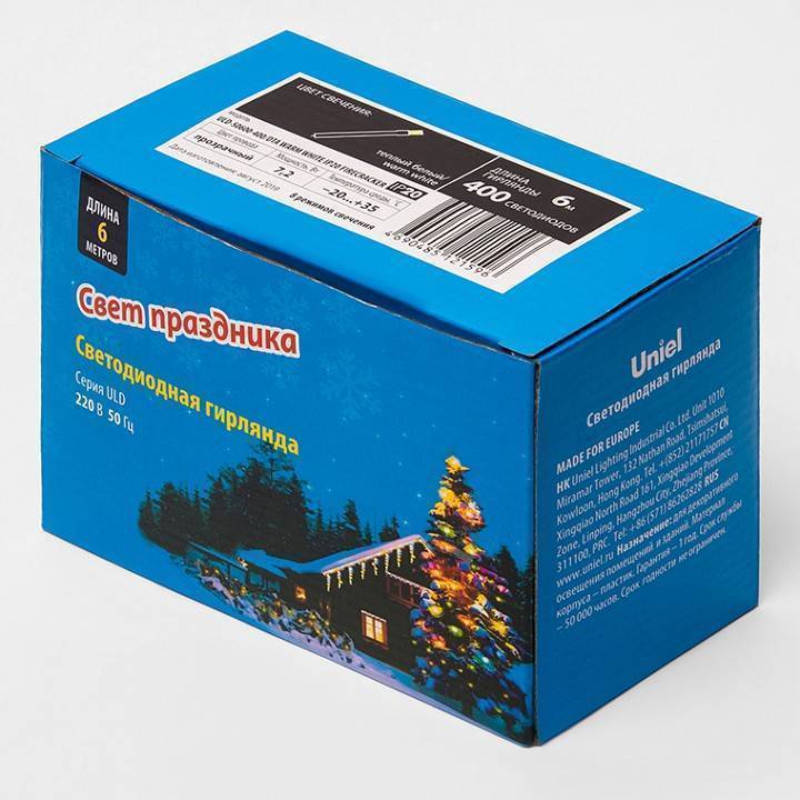 Гирлянда Супернить Uniel ULD-S0600/60 DTA 60 м 600 LED розовый UL-00005480