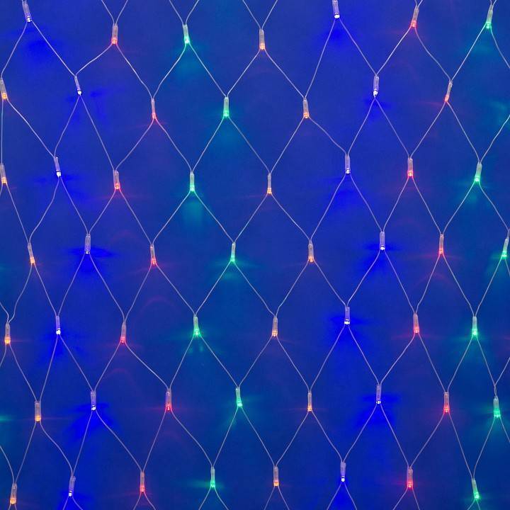 Гирлянда световая сеть Uniel ULD-N1515 1.5x1.5 м IP20 мультиколор UL-00007218