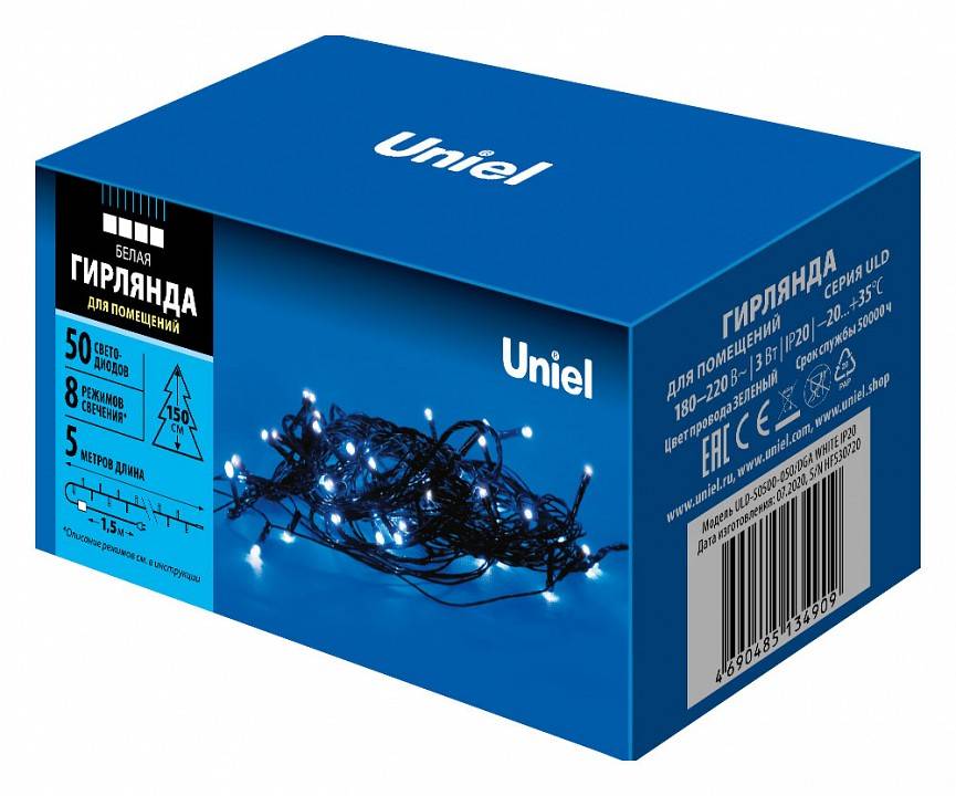 Гирлянда Нить Uniel ULD-S0500 UL-00007305