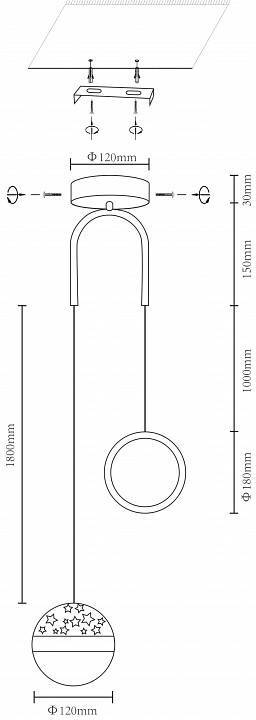 Подвесной светильник Velante Velante 431-106-02
