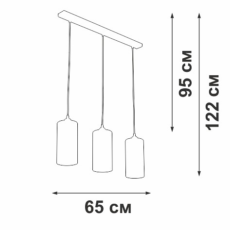 Подвесной светильник Vitaluce V2732 V2732-1/3S