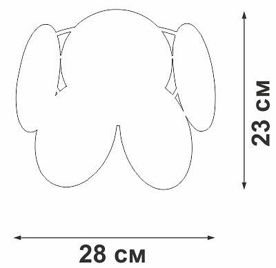 Накладной светильник Vitaluce V5828 V5828-8/1A