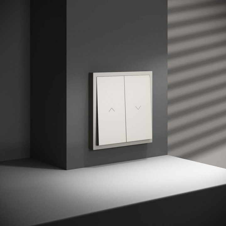 Выключатель для жалюзи без рамки Voltum S70 VLS020703