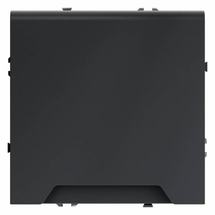 Розетка с заземлением и со шторкой, без рамки с крышкой Voltum S70 VLS040307