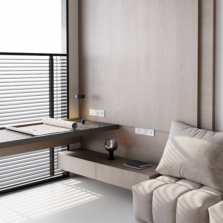 Розетка с заземлением и со шторкой и 2хUSB type A и C, без рамки Voltum S70 VLS040501