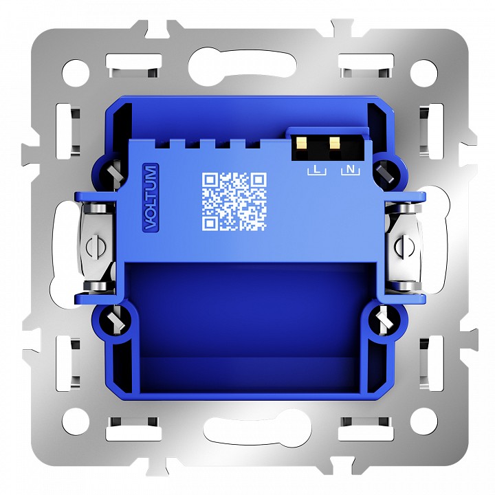 Механизм заглушка для поста с подсветкой и с датчиком, без рамки Voltum S70 VLS0707M