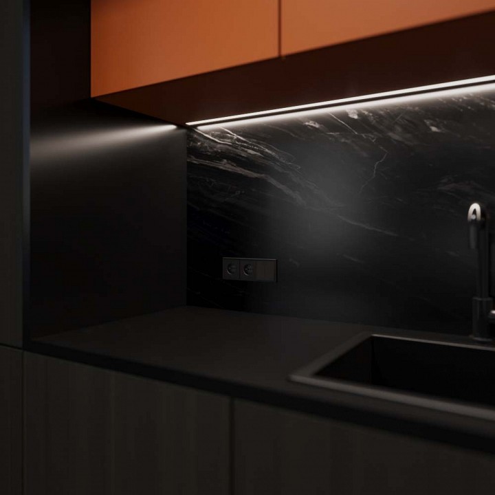 Клавиши для выключателя двухклавишного Voltum S70 METAL VLSM000312