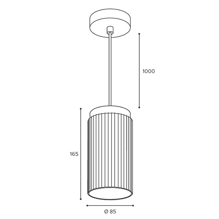 Подвесной светильник Wolta MUSE WSL-GX53/P19BG-2