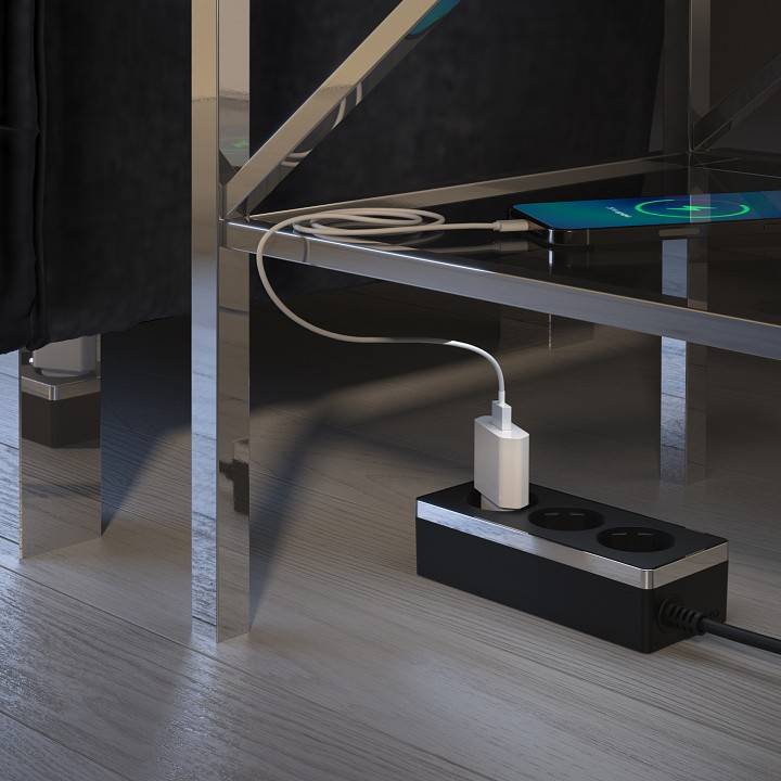 Удлинитель Werkel Gallant 5 розеток 3 м с заземлением и выключателем W6523635