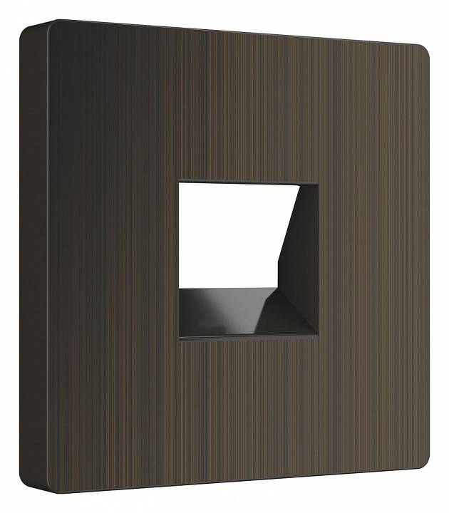 Накладка для телефонной розетки RJ-11 Werkel бронза W1191212