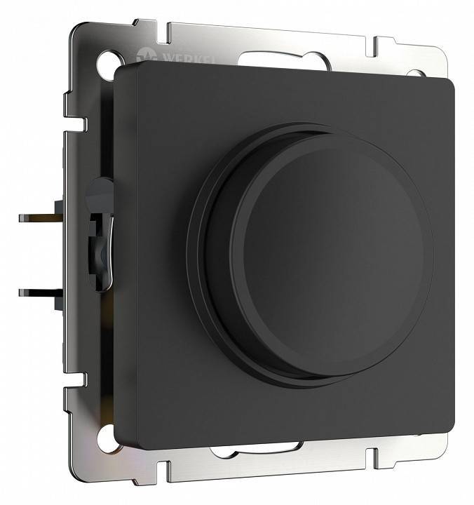 Диммер Werkel черный матовый без рамки W1142008