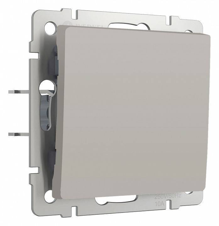 Выключатель проходной одноклавишный без рамки Werkel дымчатый W1212004