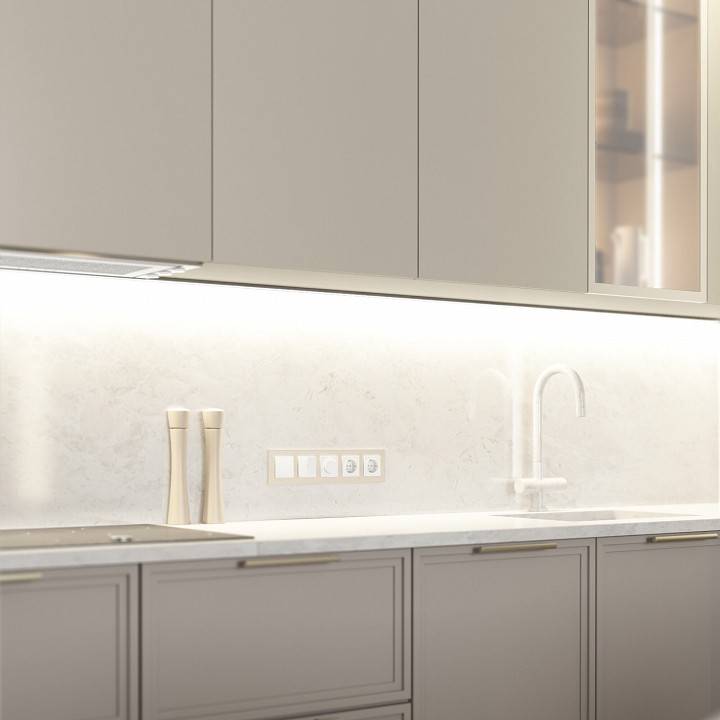 Рамка на 5 постов Werkel Senso шампань soft-touch W0053111