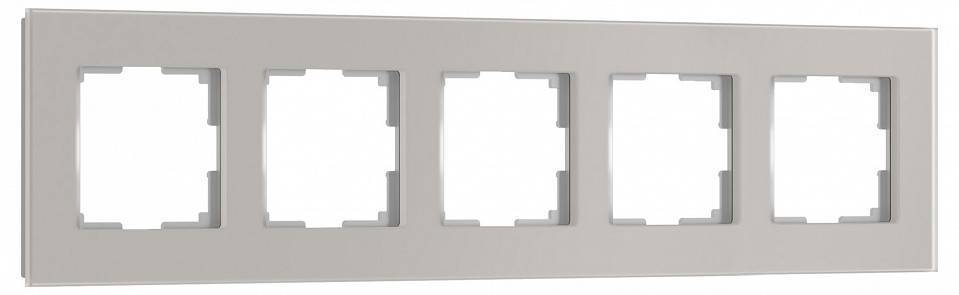 Рамка на 5 постов Werkel Senso дымчатый soft-touch W0053117