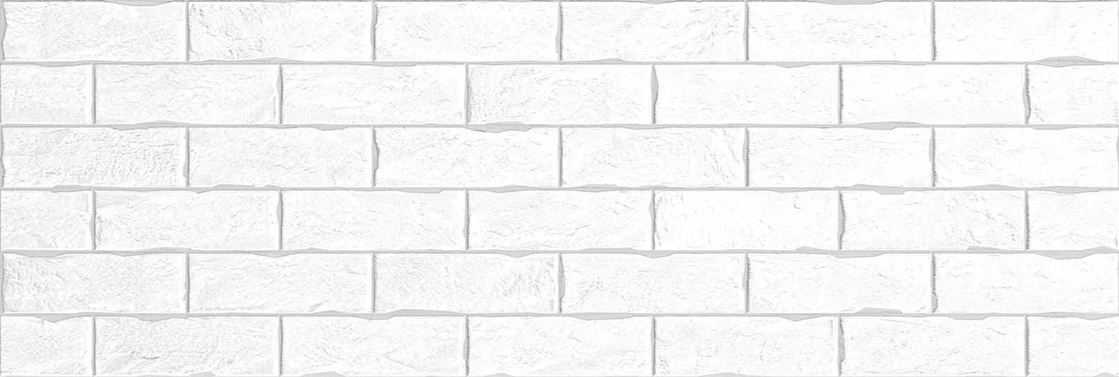Плитка настенная Delacora Brick White 253х750 мм WT15BRC00