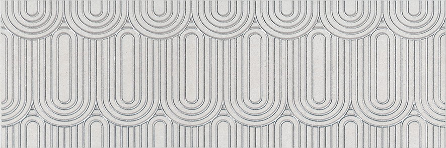 Декор Kerama Marazzi Безана серый светлый обрезной 25х75 см OP\A201\12136R