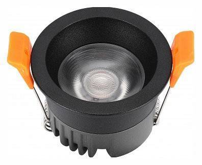 Встраиваемый светильник iLedex Mars 7 Вт 3000 K 107-7W-D64-3000K-24DG-BK