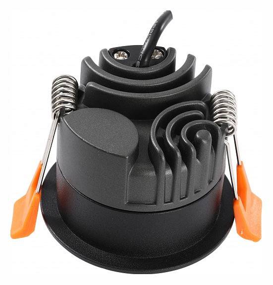 Встраиваемый светильник iLedex Mars 7 Вт 4000 K 107-7W-D64-4000K-24DG-BK