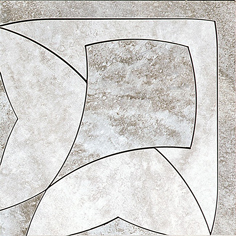 Угол бордюра Kerama Marazzi Триумф серый гидроджет 207х207 мм ID35