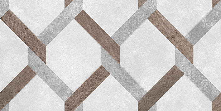 Плитка настенная Laparet Atlas серый узор 20x40 см 08-00-06-2459