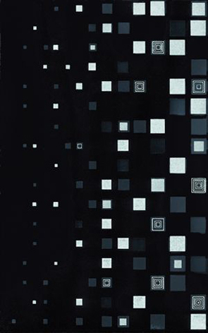 Декор Cerrol Kwant czarny 25х40 см х9999012822