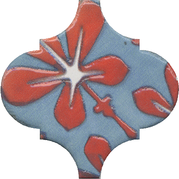 Декор Kerama Marazzi Арабески Майолика орнамент 6.5х6.5 см OS/A32/65000