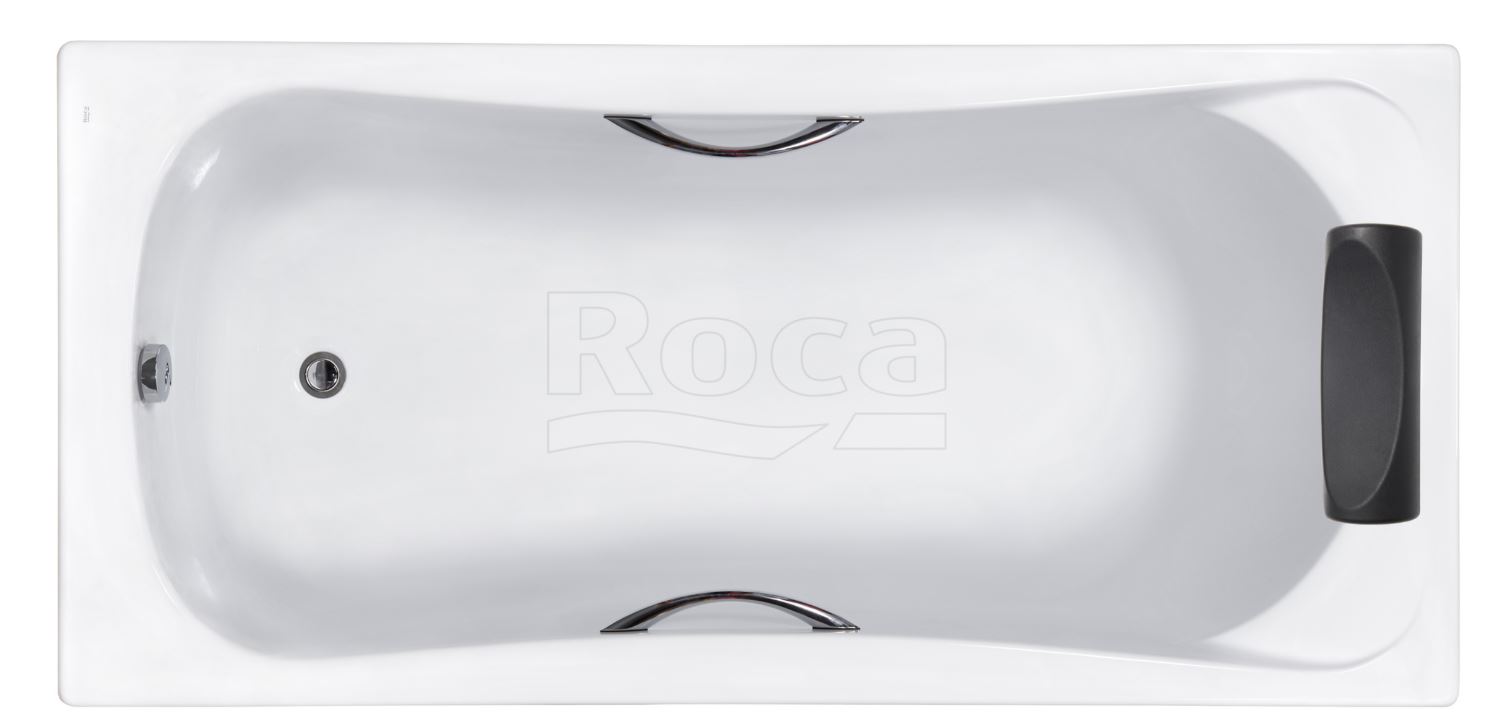 Ванна акриловая Roca BeCool 170х80 см прямоугольная белая ZRU9302852