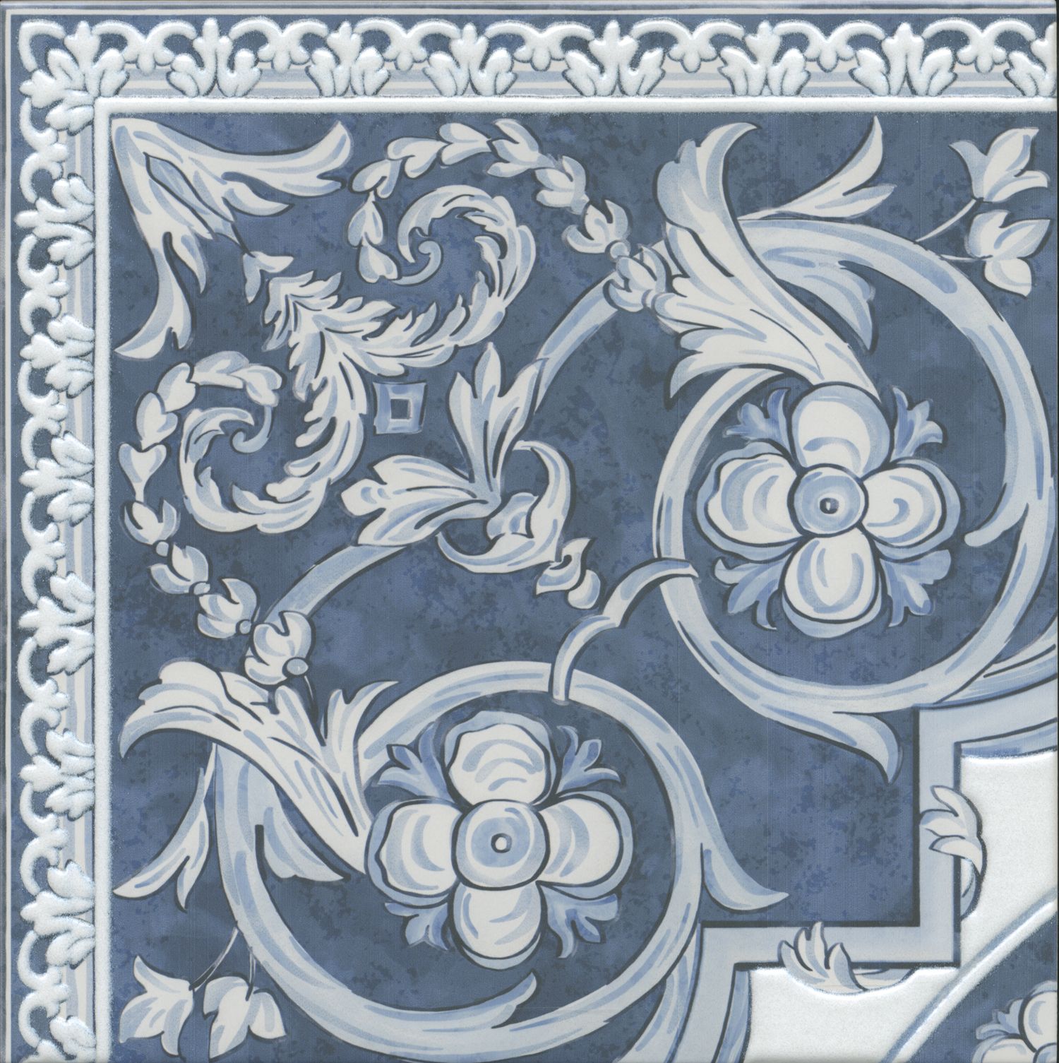 Декор Kerama Marazzi Алмаш угол синий 30х30 см HGD\A509\SG9174