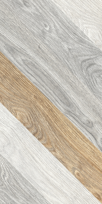 Керамогранит Керамин Ноттингем 7Д тип 1 серый шеврон 300х600 мм х9999211202