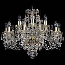 Подвесная люстра Bohemia Art Classic 11.23 15 ламп 11.23.10+5.220.Gd.Dr