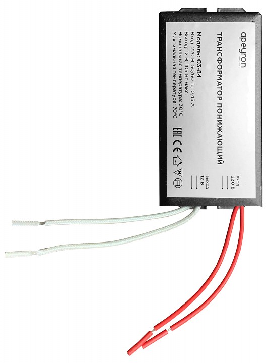 Трансформатор с проводом Apeyron Electrics  03-84