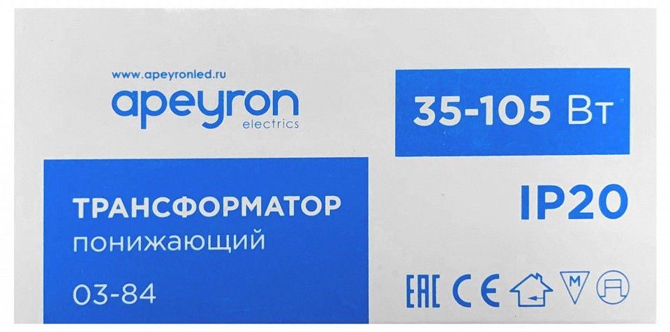 Трансформатор с проводом Apeyron Electrics  03-84