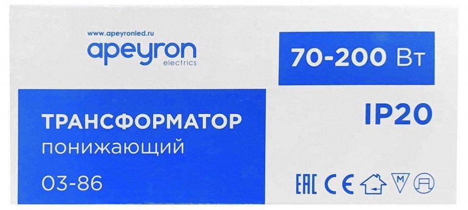 Трансформатор с проводом Apeyron Electrics  03-86