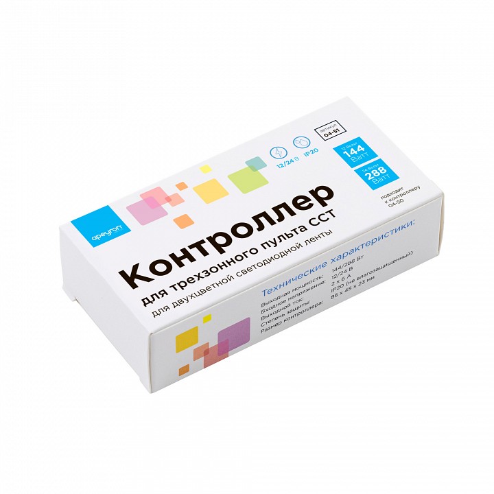 Контроллер-диммер с регулятор ЦТ Apeyron Electrics  04-51