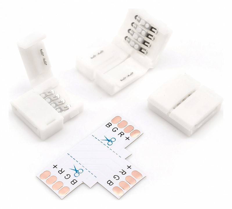 Соединитель лент Т-образный жесткий Apeyron Electrics  09-09