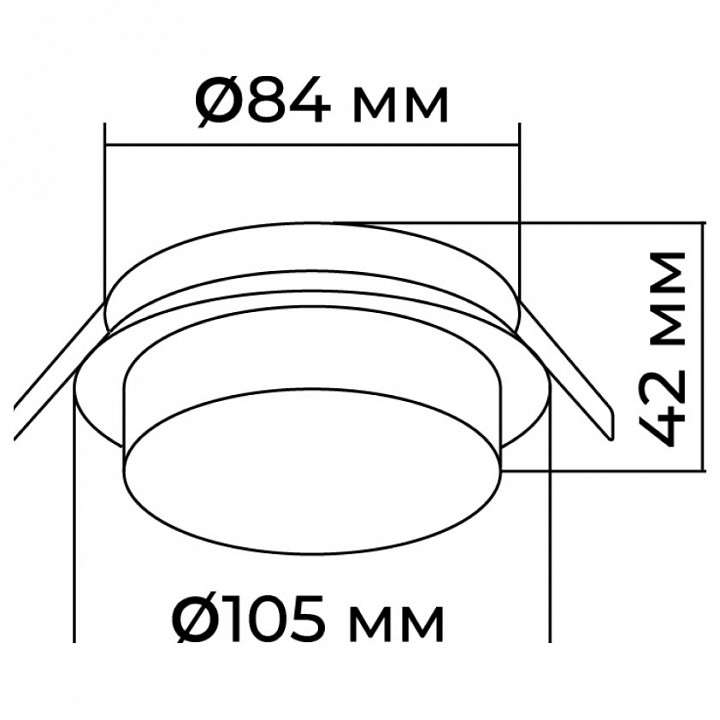 Встраиваемый светильник Apeyron Electrics Shine 16-104