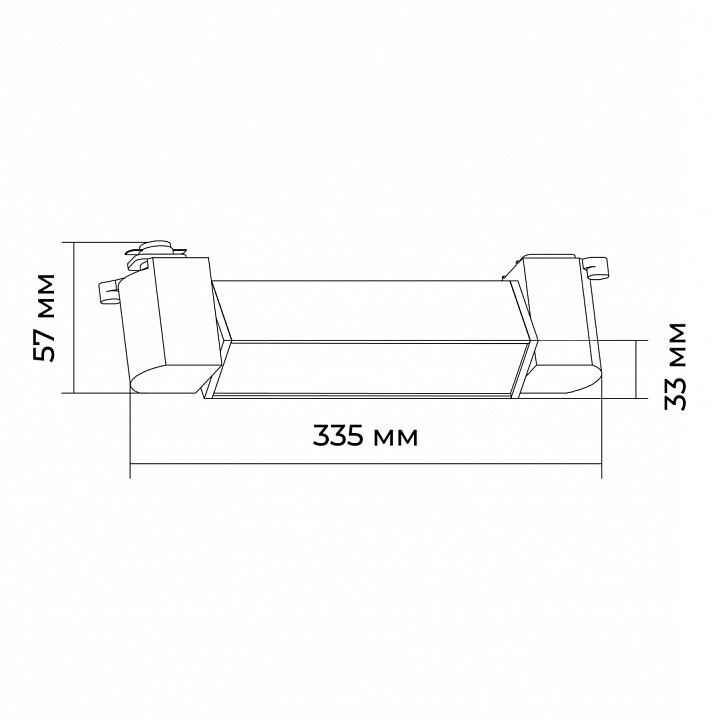 Накладной светильник Apeyron 25-12 LED 12 Вт
