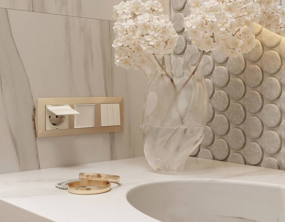 Рамка на 3 поста Ambrella Volt Line AF110603